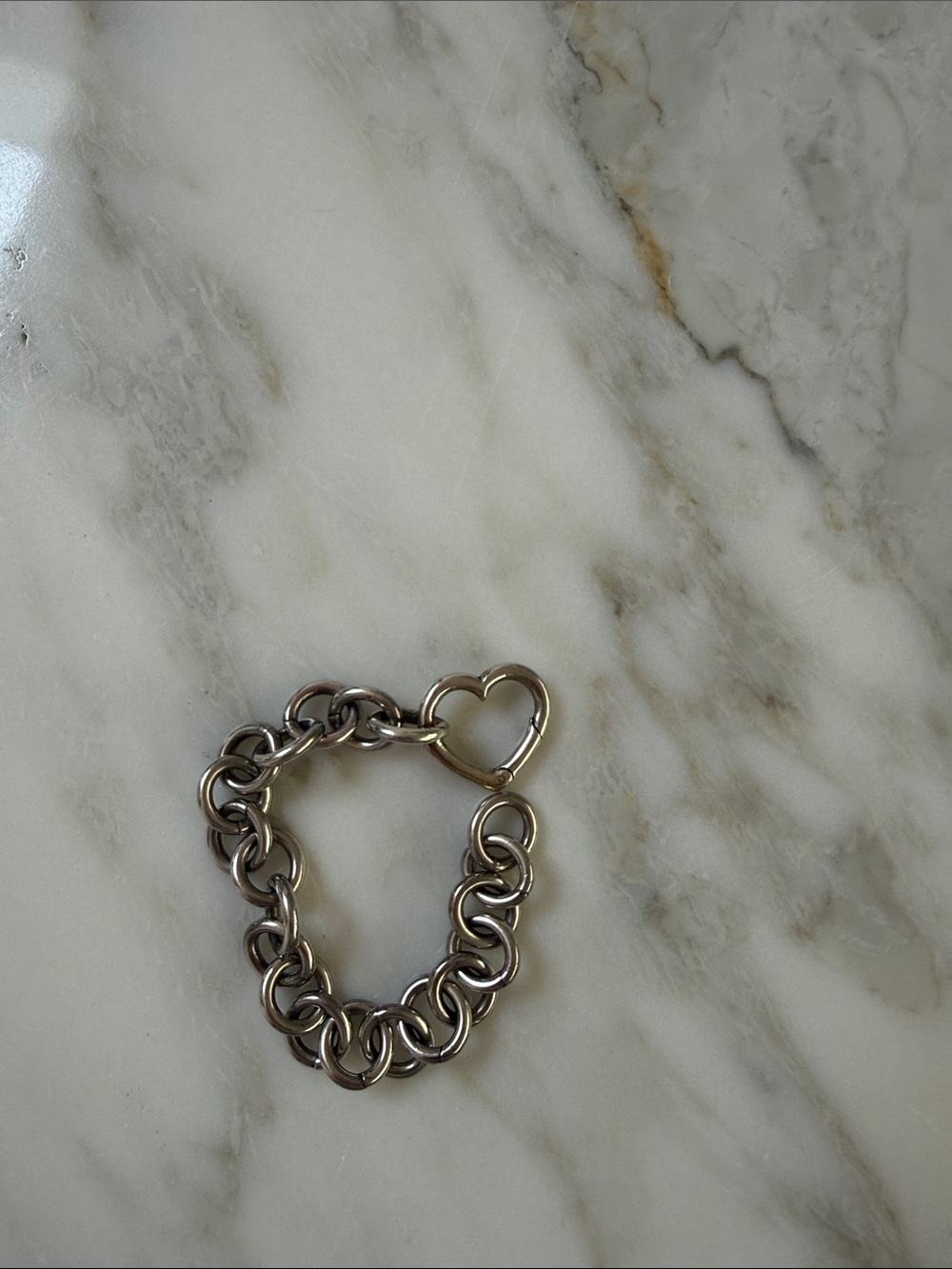 Sterling silver Link Bracelet - Silver